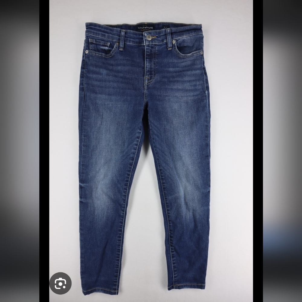 Women's Lucky Brand Mid Rise Skinny Blue Denim Jeans Sz 8/29
